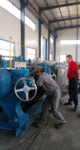 Xk-160 Laboratorium Rubber Open Twee Rollen Mengende Mixer