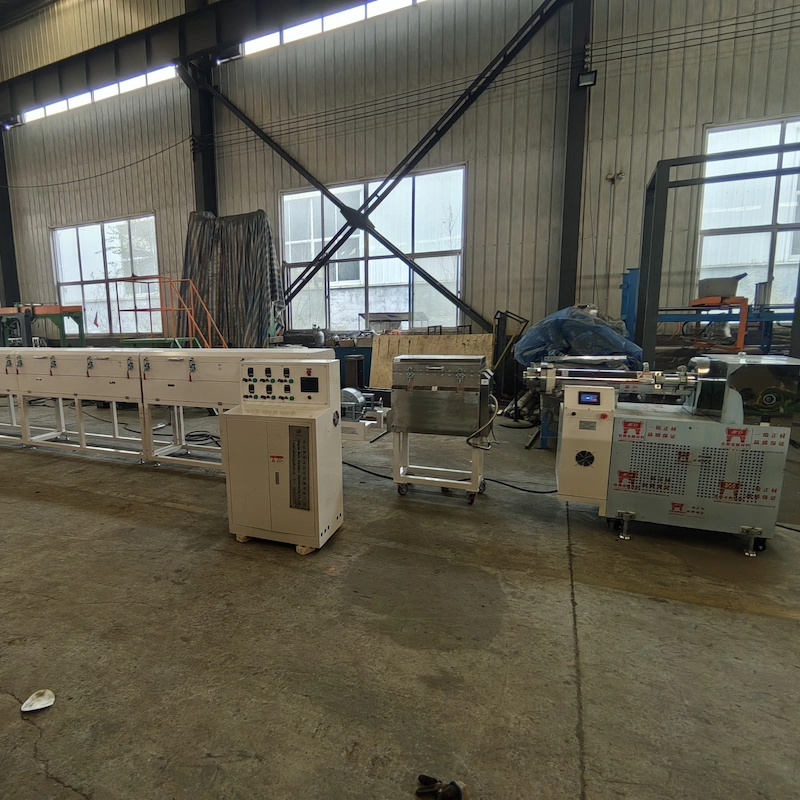 Silicone Rubber Epdm Pvc Hose Extruder Extruding Line With Iso