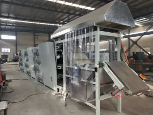 Mesh Belt Type Rubber Film Batch-off Cooling Line