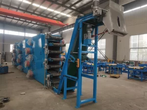 Mesh Belt Type Rubber Film Batch-off Cooling Line