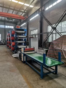 Mesh Belt Type Rubber Film Batch-off Cooling Line